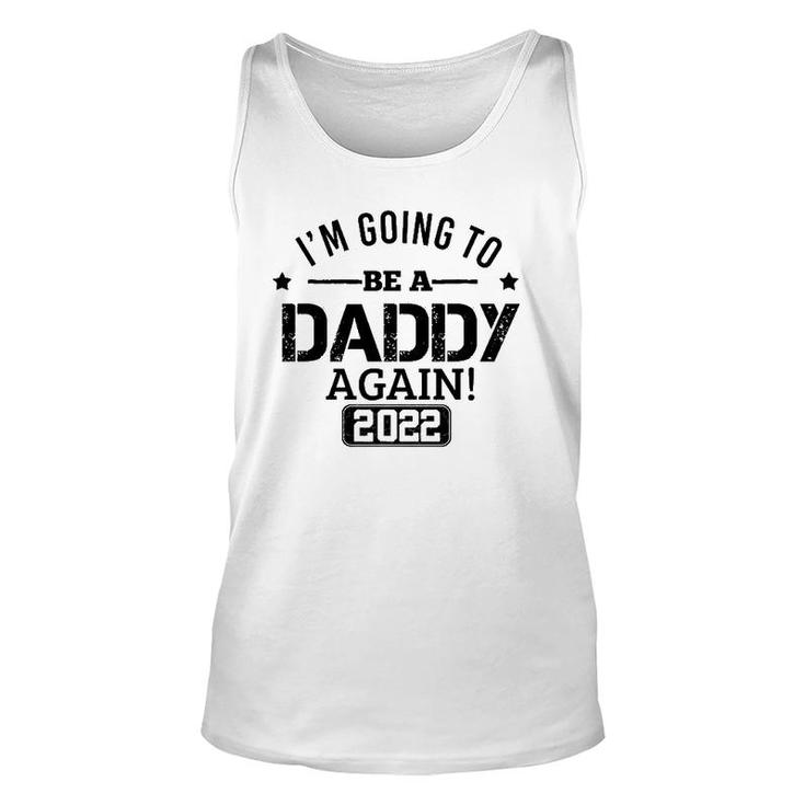Mens I'm Going To Be A Daddy Again 2022 Dad Father's Day Christmas Tank Top