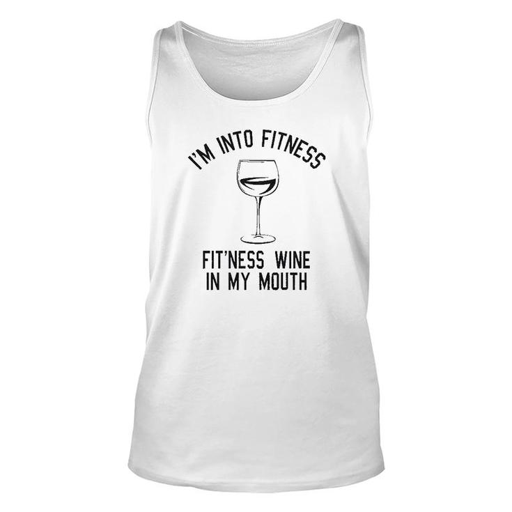 Im Into Fitness Fitness Wine Unisex Tank Top