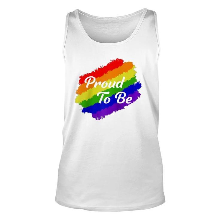 I'm Proud To Be Pride  Lgbtq Pride Day Gift  Unisex Tank Top