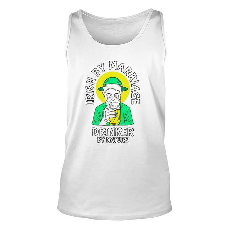 Irish By Marriage Version St Patrick's Day Unisex Tank Top