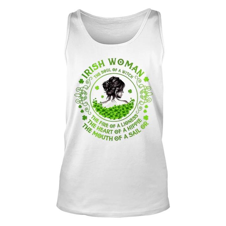 Irish Woman The Soul Of A Witch Unisex Tank Top