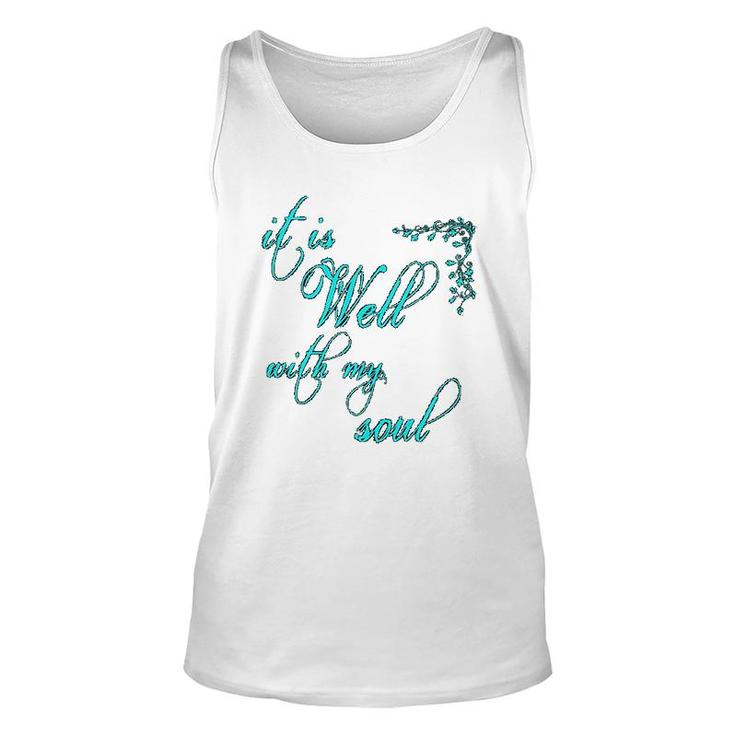 It Is Well With My Soul Unisex Tank Top