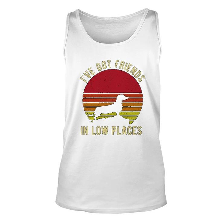 Ive Got Friends In Low Places Dachshund Unisex Tank Top