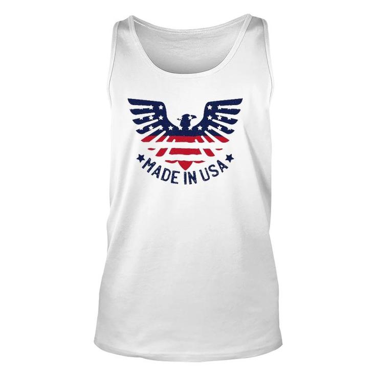 July 4Th Patriotic S - Made In Usa American Pride Eagle Unisex Tank Top