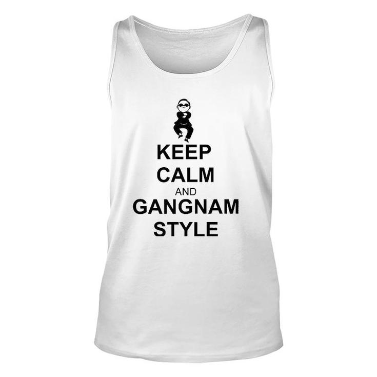 Keep Calm And Gangnam Style Premium Unisex Tank Top