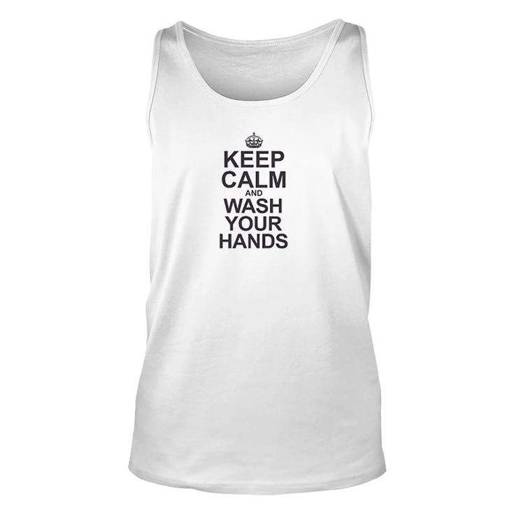 Keep Calm And Wash Your Hands Unisex Tank Top