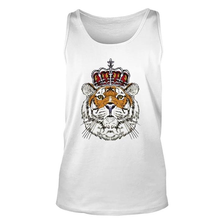 King Bengal Tiger Birthday Outfit For Tiger Lovers Costume Unisex Tank Top