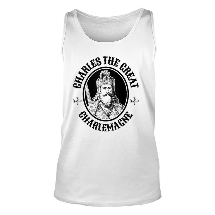 King Charles The Great Charlemagne Unisex Tank Top