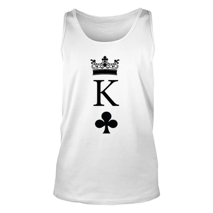 King Of Clubs  For Valentine Matching Couple Unisex Tank Top