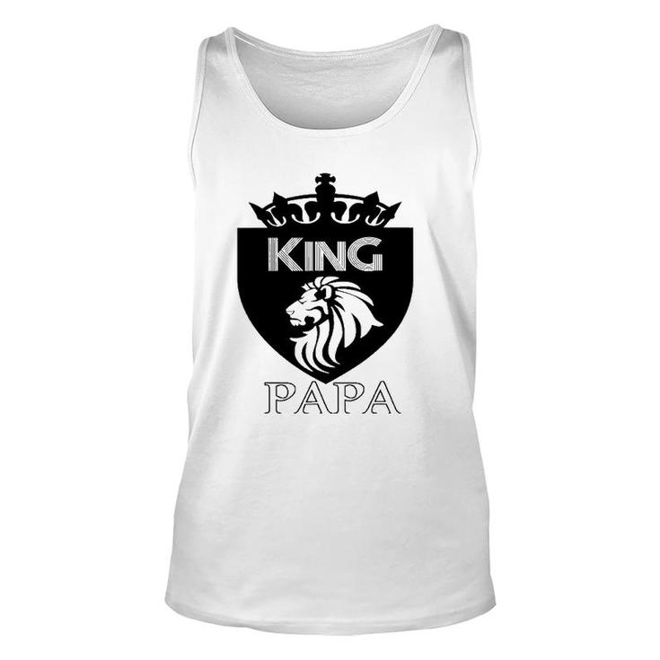 King Papa, Dad King Unisex Tank Top