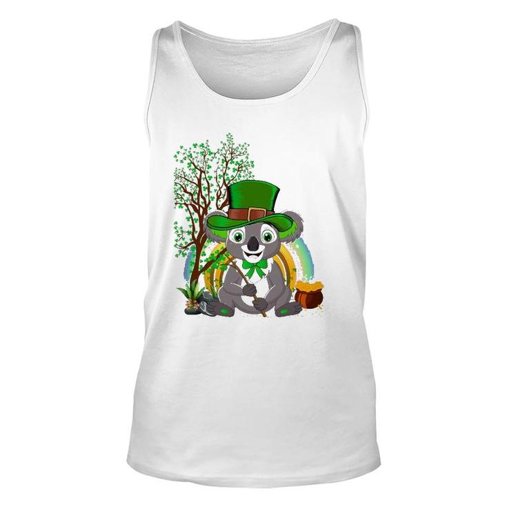 Koala Lover Leprechaun Hat Koala St Patrick's Day Unisex Tank Top