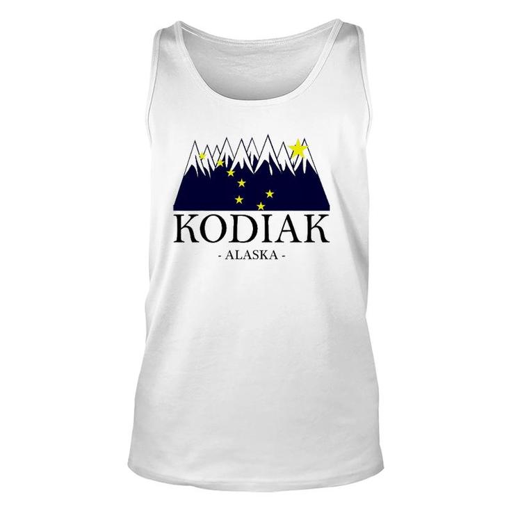 Kodiak Alaska Awesome Mountain Tee Gift Unisex Tank Top
