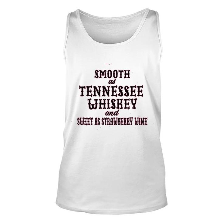 Ladies Smooth As Tennessee Whiskey Unisex Tank Top