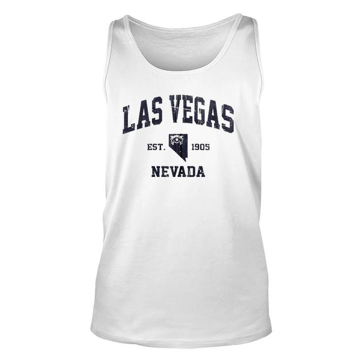 Las Vegas Nevada Nv Usa Vintage State Athletic Style Zip Tank Top