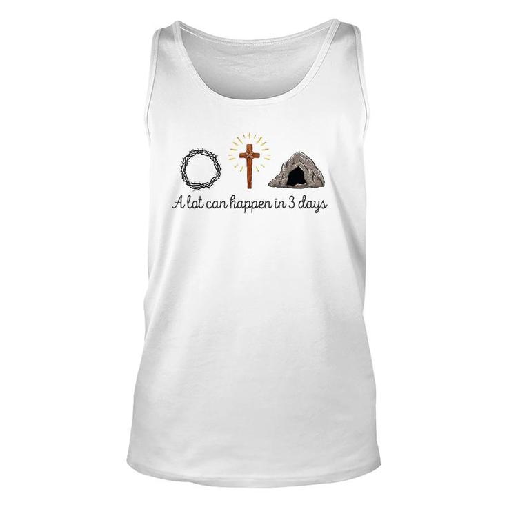 A Lot Can Happen In 3 Days Christians Bibles Easter Day 2022 Ver2 Tank Top