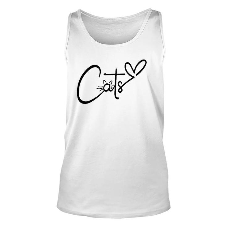 Love Cats Cute Cats Lover Unisex Tank Top