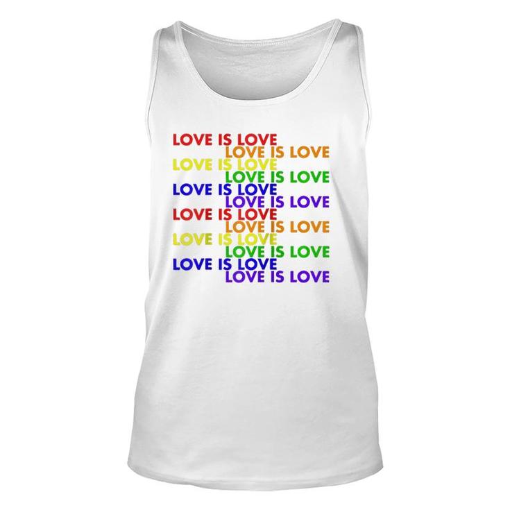 Love Is Love Lgtbq Pride Express Yourself  Unisex Tank Top