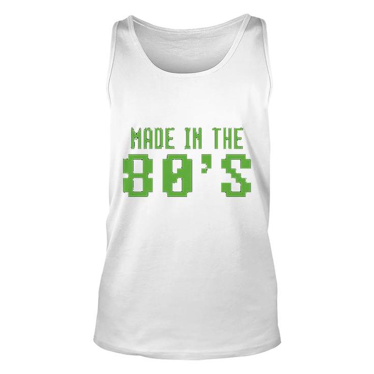 Made In The 80s Green On Unisex Tank Top