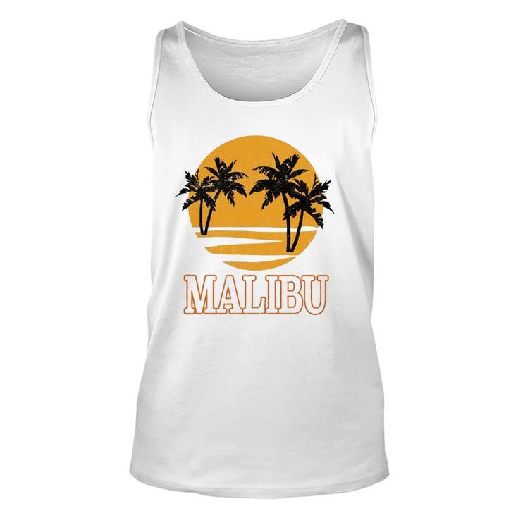 Malibu Retro 70'S Vintage Beach Vacation Gift Unisex Tank Top