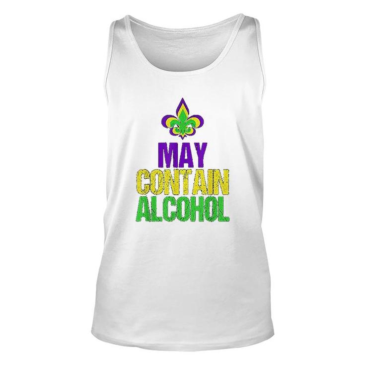 May Contain Funny Mardi Gras Unisex Tank Top