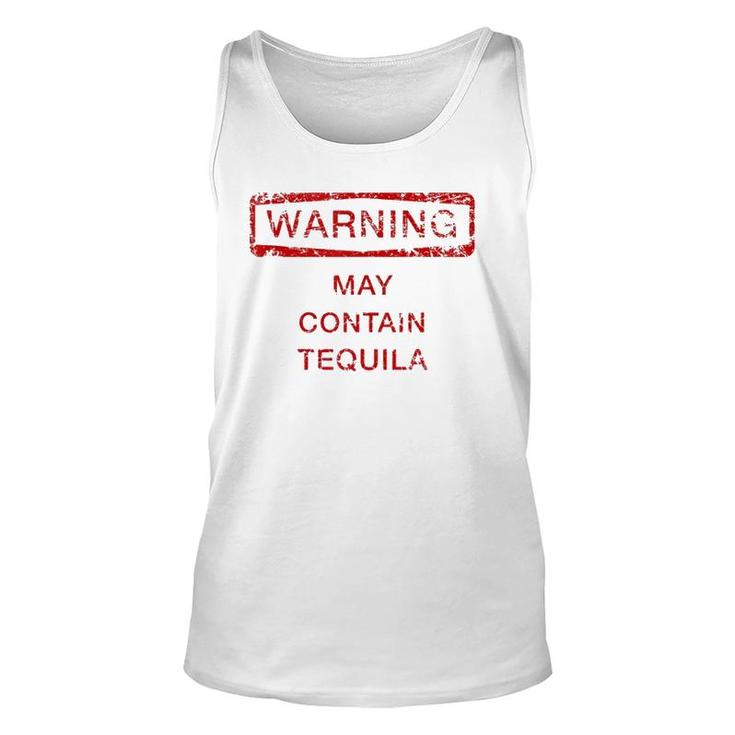 May Contain Tequila  Funny Cute Gift Cinco De Mayo  Unisex Tank Top