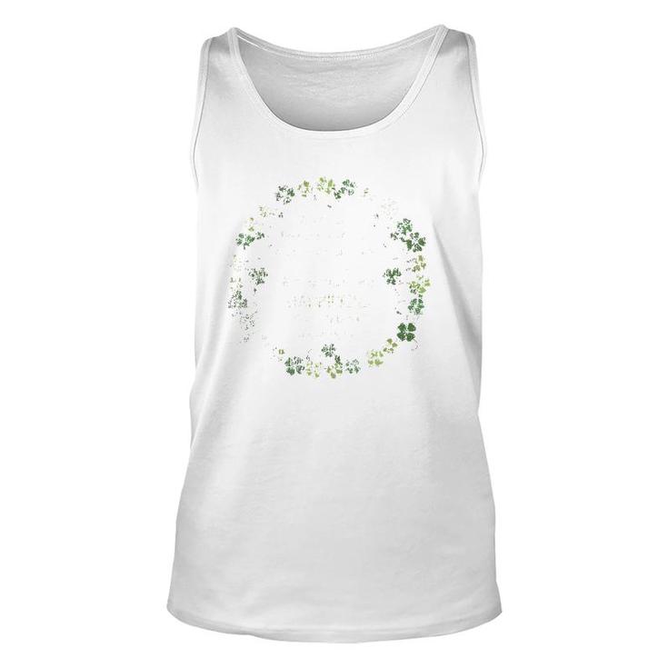May Your Troubles Be Less Irish Blessing Vintage Distressed Unisex Tank Top