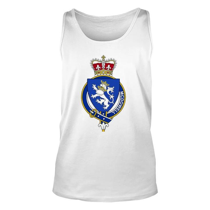 Mcdowell Coat Of Arms - Family Crest Unisex Tank Top
