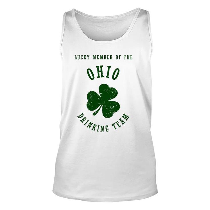 Member Of The Ohio Drinking Team , St Patrick's Day Unisex Tank Top