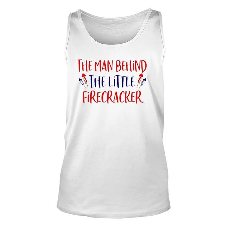 Mens 4Th Of July Pregnancy Announcement For Men Baby Reveal Unisex Tank Top