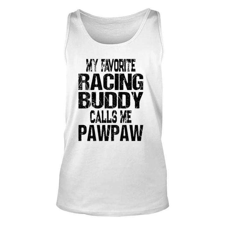 Mens Mens Racing Quote Retro Pawpaw Grandpa Race Fan Unisex Tank Top
