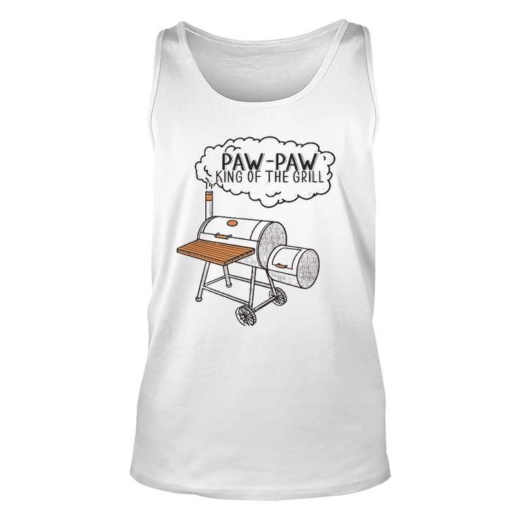 Mens Paw-Paw King Of The Grill Father's Day Unisex Tank Top