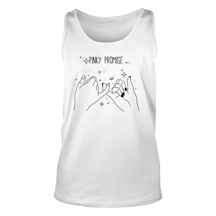 Men's Women's Pinky Promise And Be Honest Graphic Design Unisex Tank Top