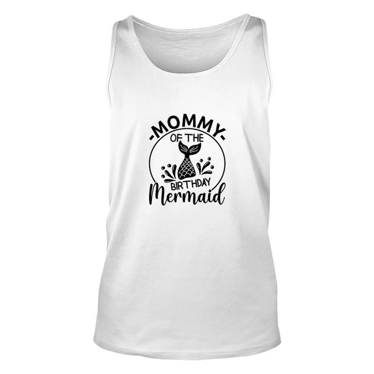 Mommy Of The Birthday Mermaid Matching Family Circle Unisex Tank Top