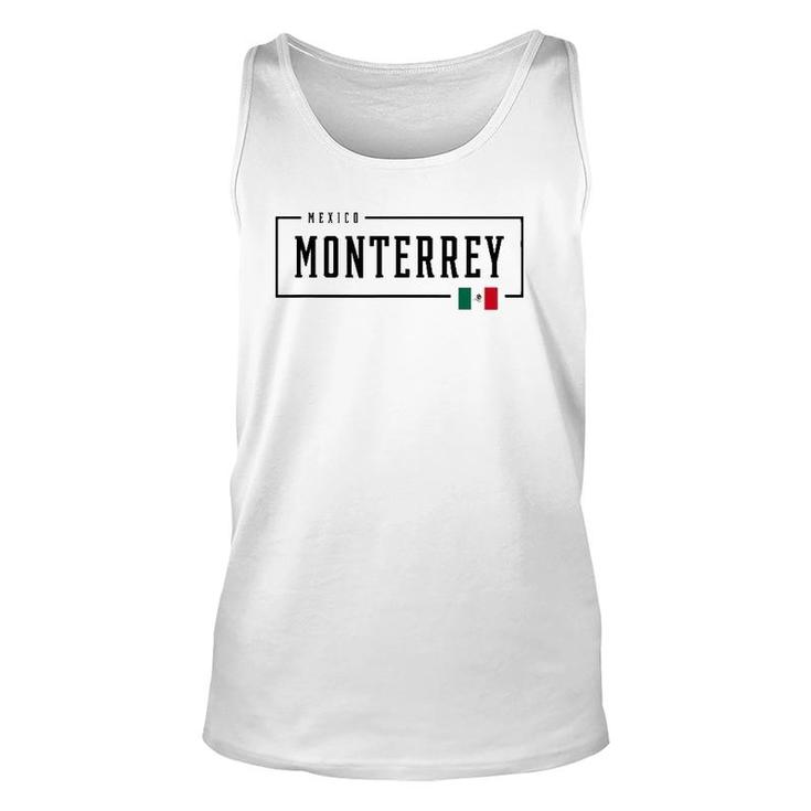Monterrey City State Mexico Mexican Country Flag Unisex Tank Top