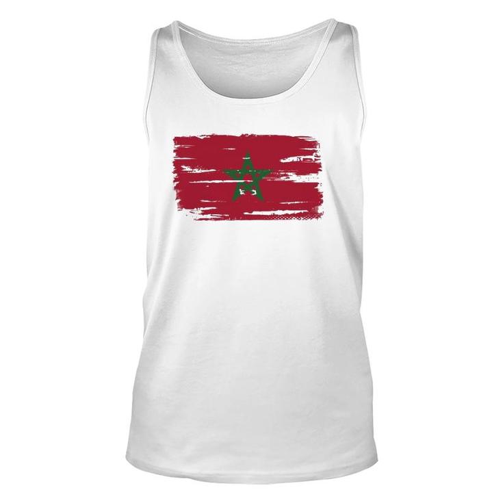 Morocco Moroccan Flag Unisex Tank Top
