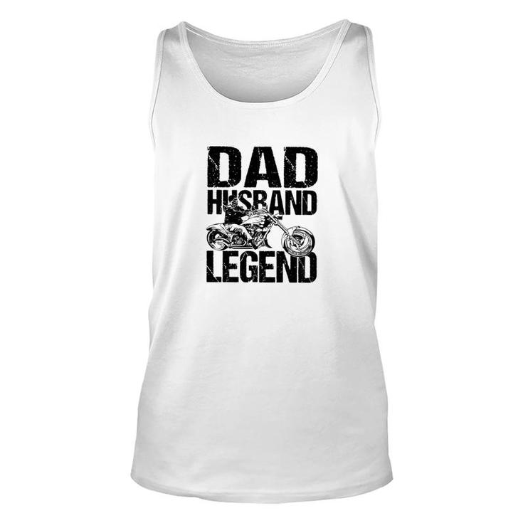 Motorcycle Dad Husband Legend Classic Unisex Tank Top