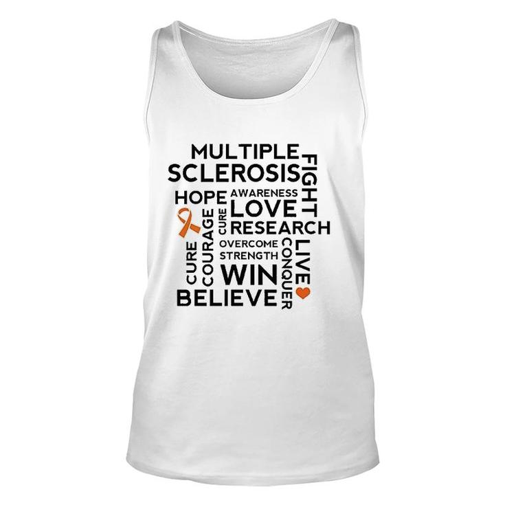 Multiple Sclerosis Funny Unisex Tank Top