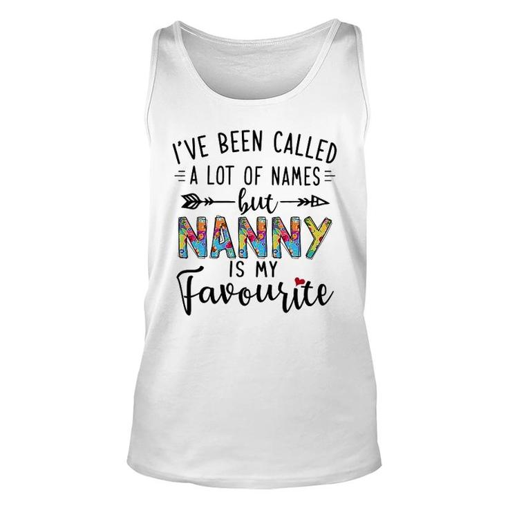 Nanny Is My Favourite Name Unisex Tank Top