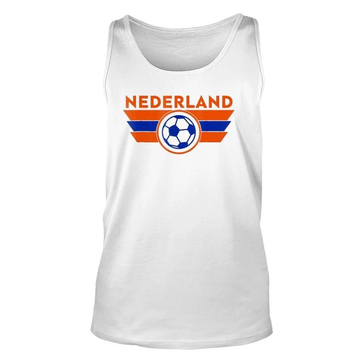 Nederland Jersey  The Netherlands Soccer Voetbal Unisex Tank Top