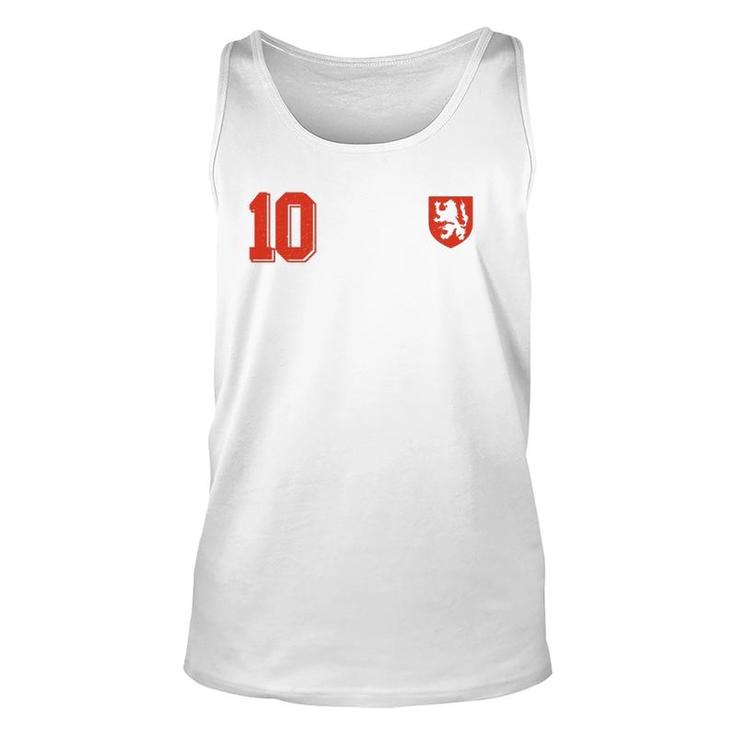 Netherlands Or Holland Design In Football Soccer Style Unisex Tank Top