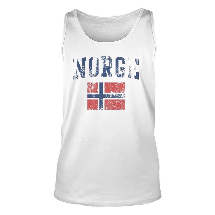 Norge Flag Norway Norwegian Home Love Family Unisex Tank Top