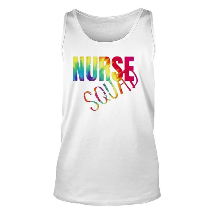 Nurse Squad Colorful Nurse Gift For Women Unisex Tank Top