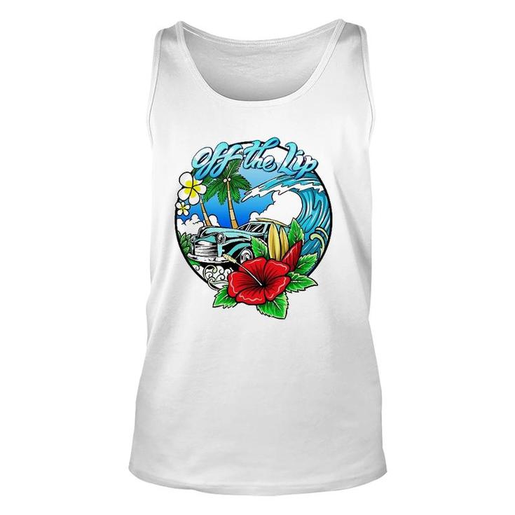 Off The Lip Surf Wagon Unisex Tank Top