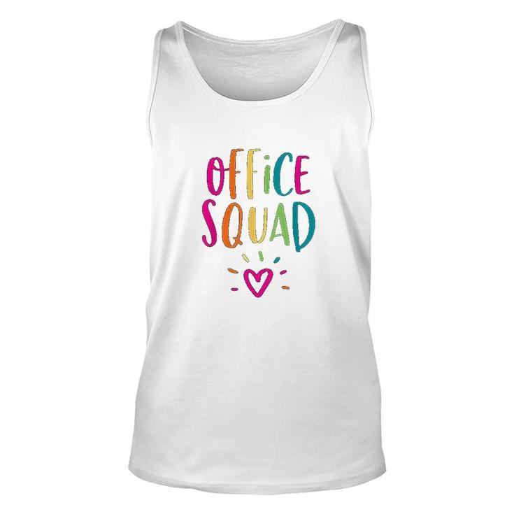 Office Squad Administrative Assistant Gift School Secretary Unisex Tank Top