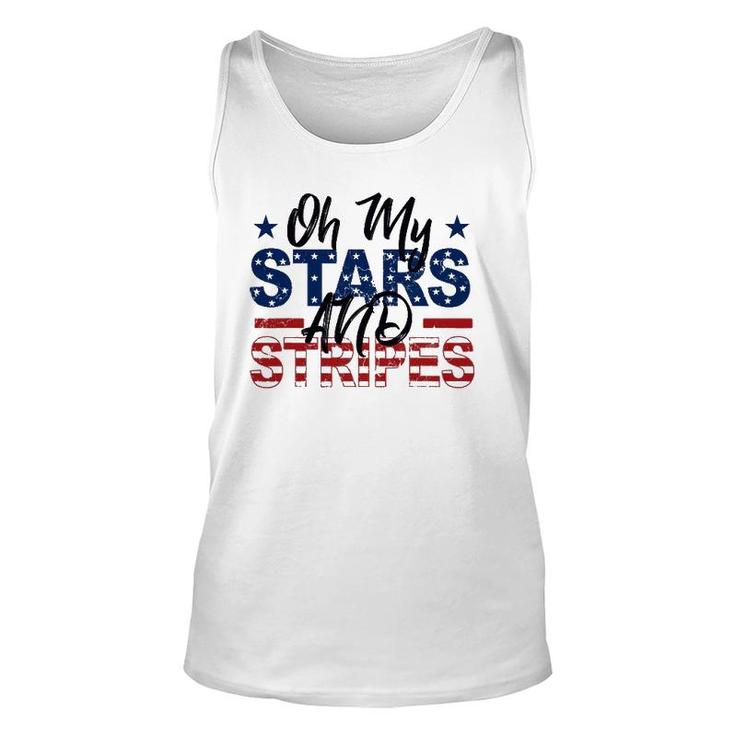 Oh My Stars And Stripes Fourth Of July Unisex Tank Top