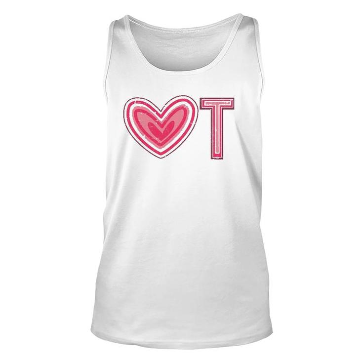 Ot Therapy Exercise Heart Occupational Therapist Unisex Tank Top