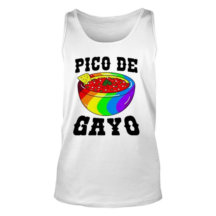 Pico De Gayo Rainbow Lgbt - Gay Pride Flag Salsa Unisex Tank Top