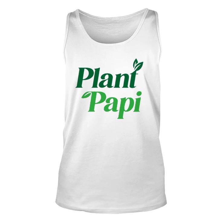 Plant Papi Dad Father's Day Plants Lover Unisex Tank Top