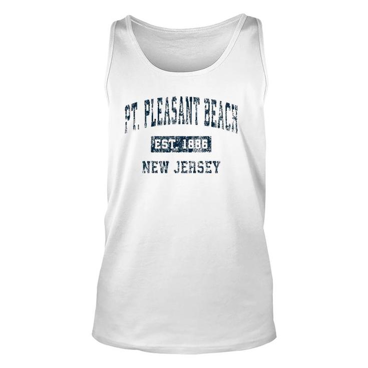 Point Pleasant Beach New Jersey Nj Vintage Sports Design Unisex Tank Top