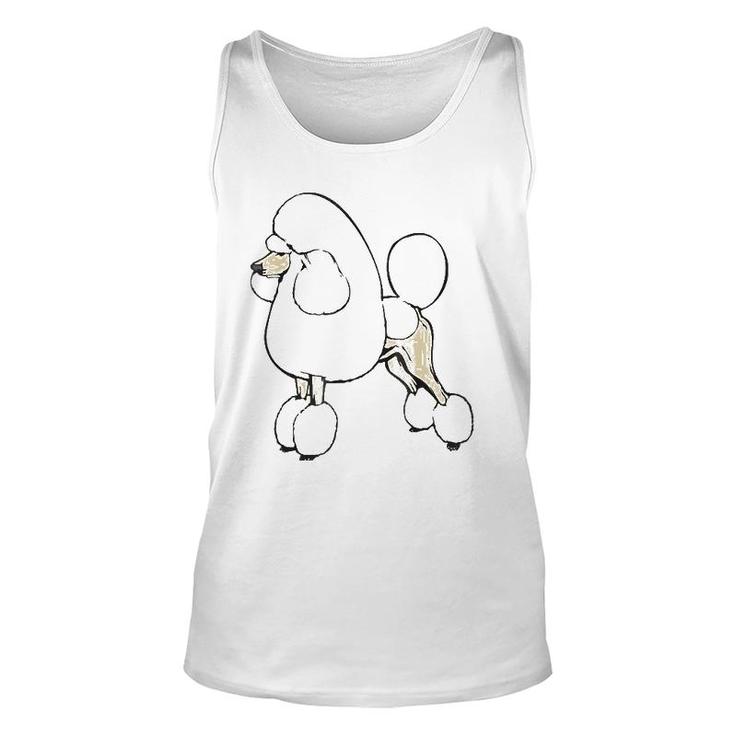 Poodle Dog Breed Gift For Animal Dogs Fan Lover Unisex Tank Top